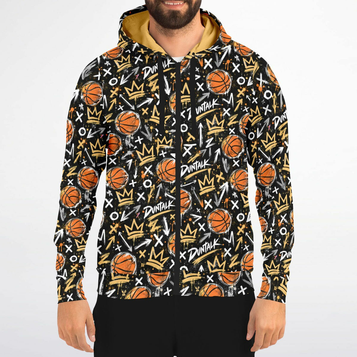 Crown Zip-Up Hoodie