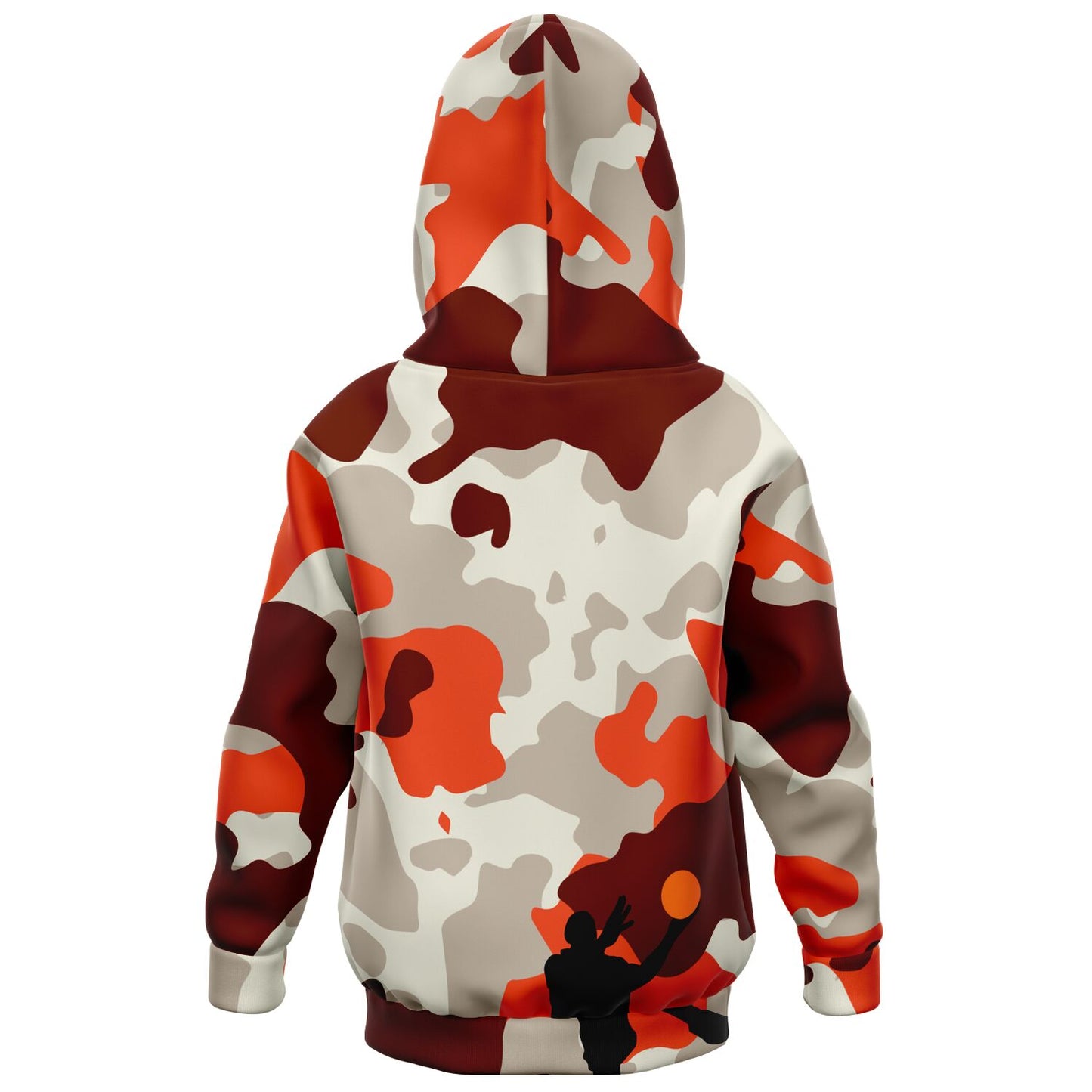 Duntalk "Bench Mob" Basketball Youth Hoodie - Burgundy