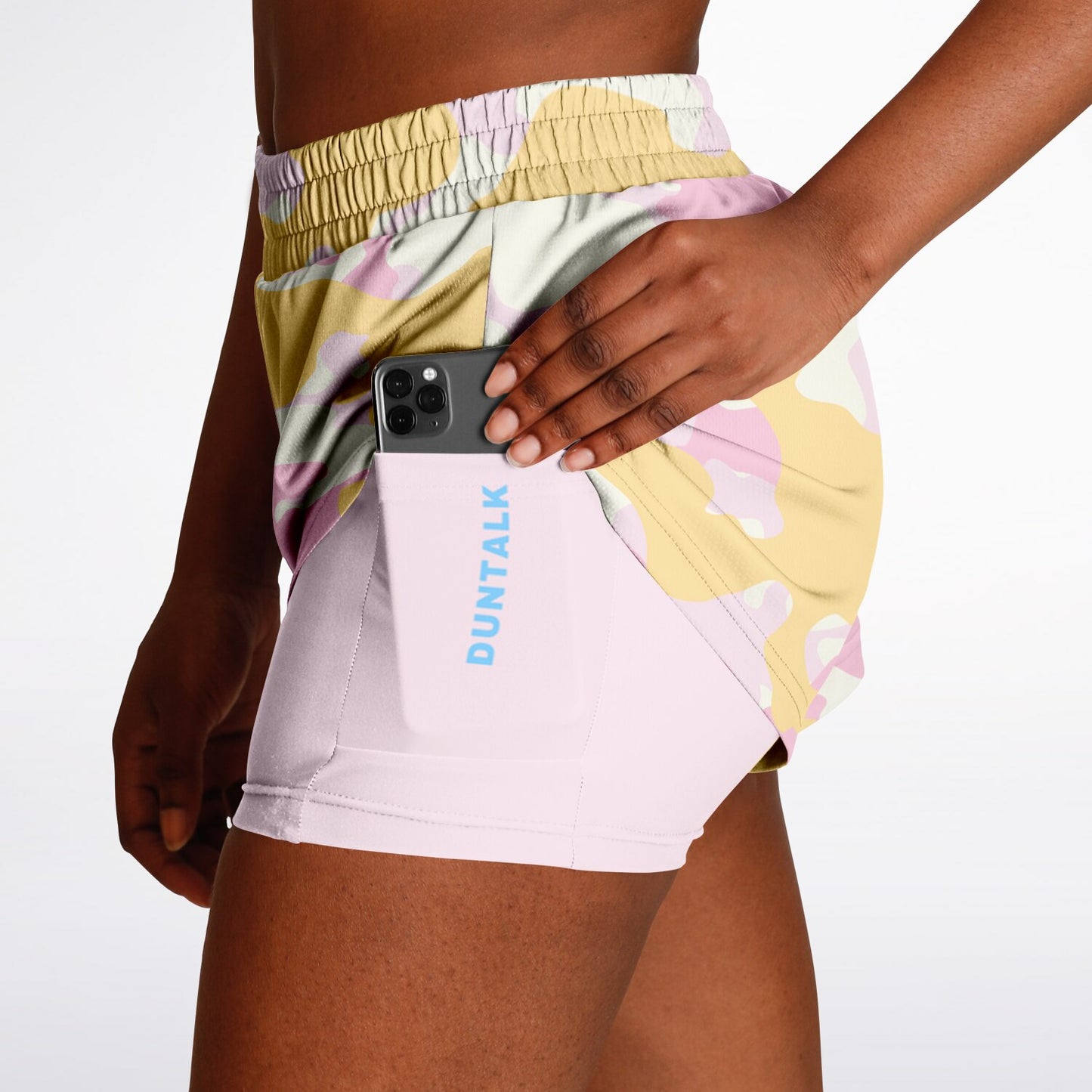 Bench Mob Women's 2-in-1 Shorts - Pink Reverse