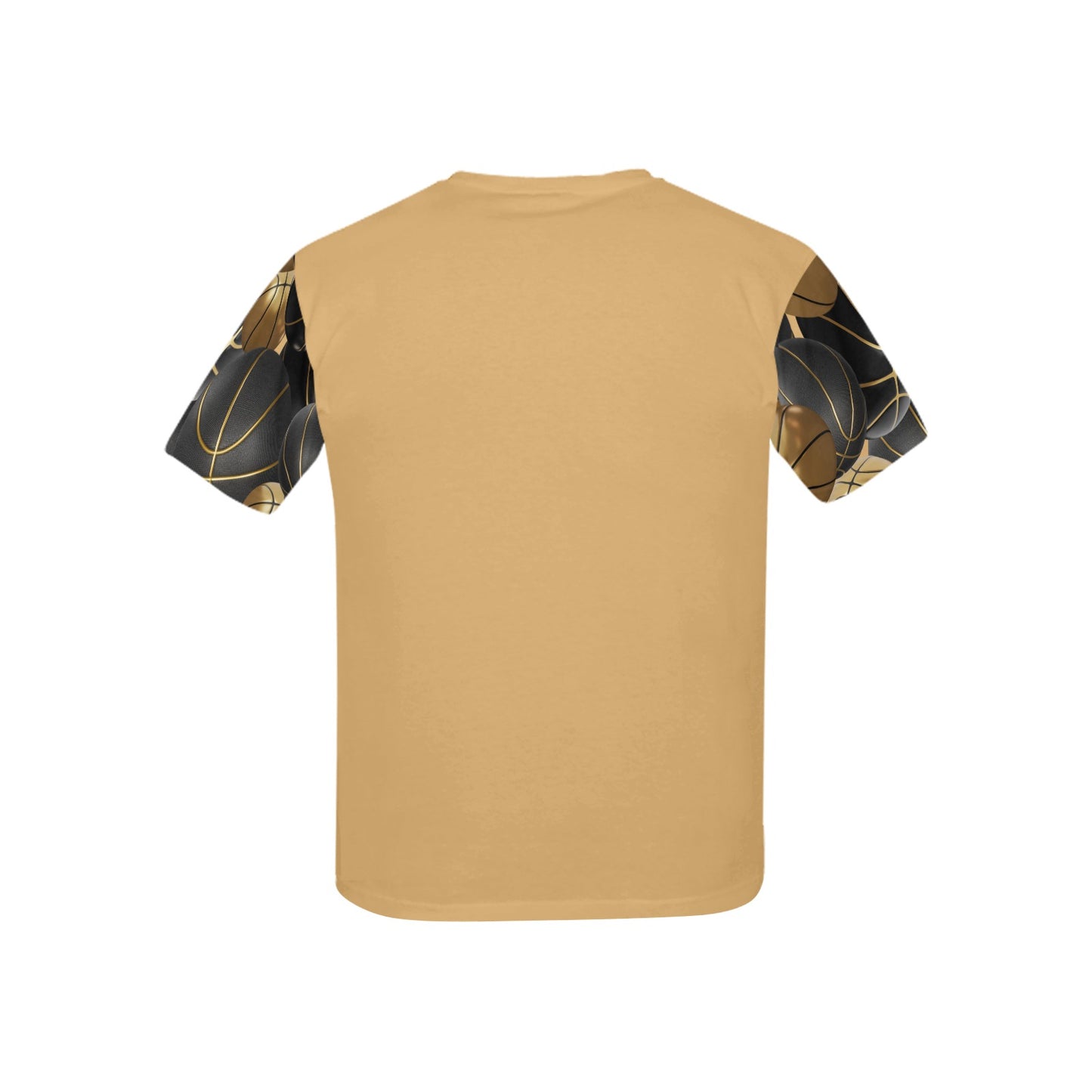 Black Top Youth T-shirt - Gold