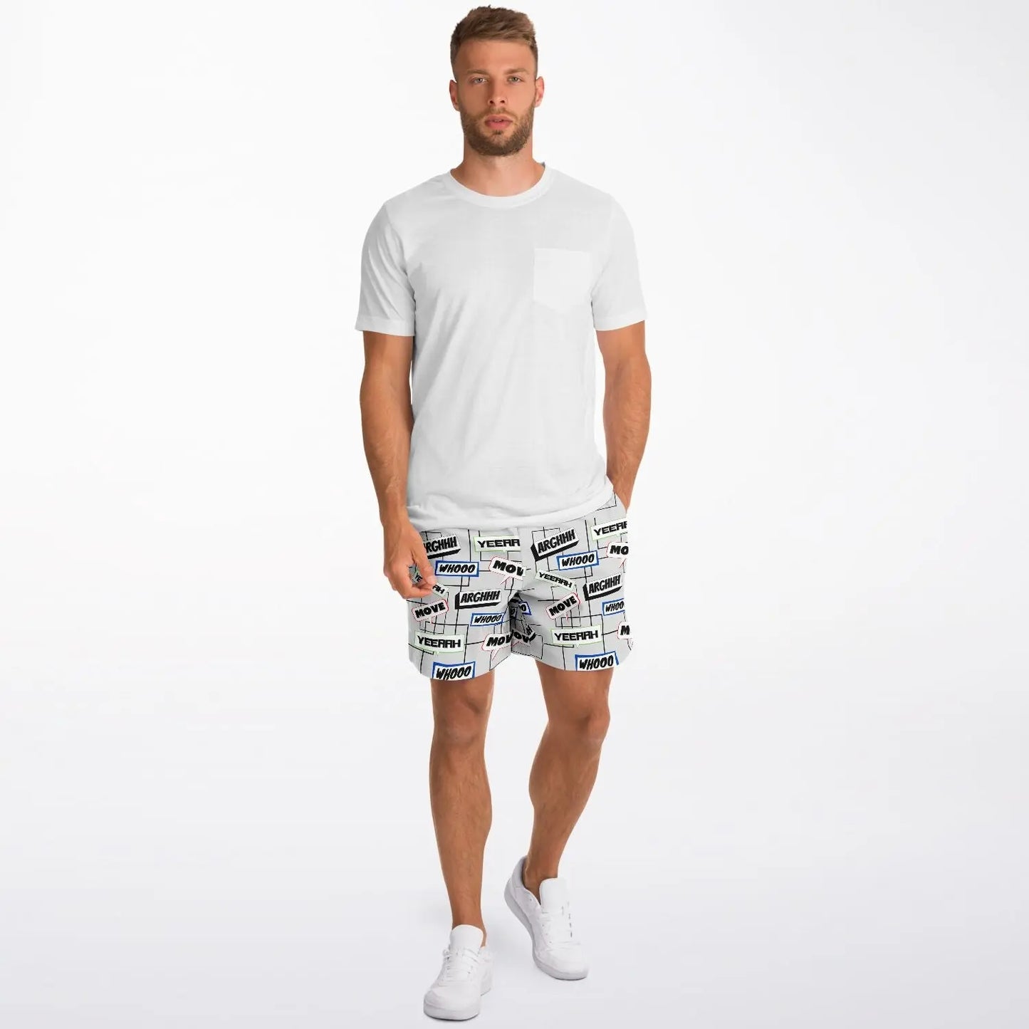 Duntalk "Arghh" Basketball Mid Shorts