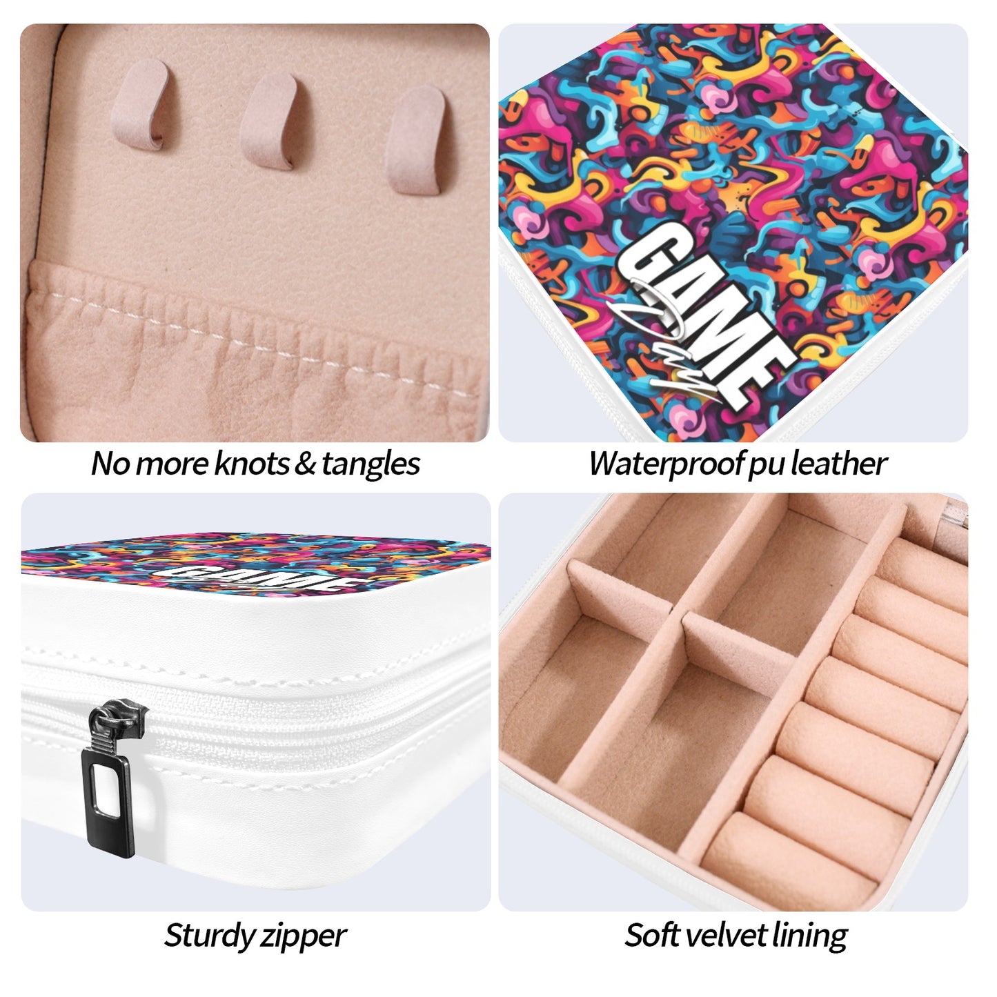 "Paint" Drip Lock Sports Travel Jewelry Box