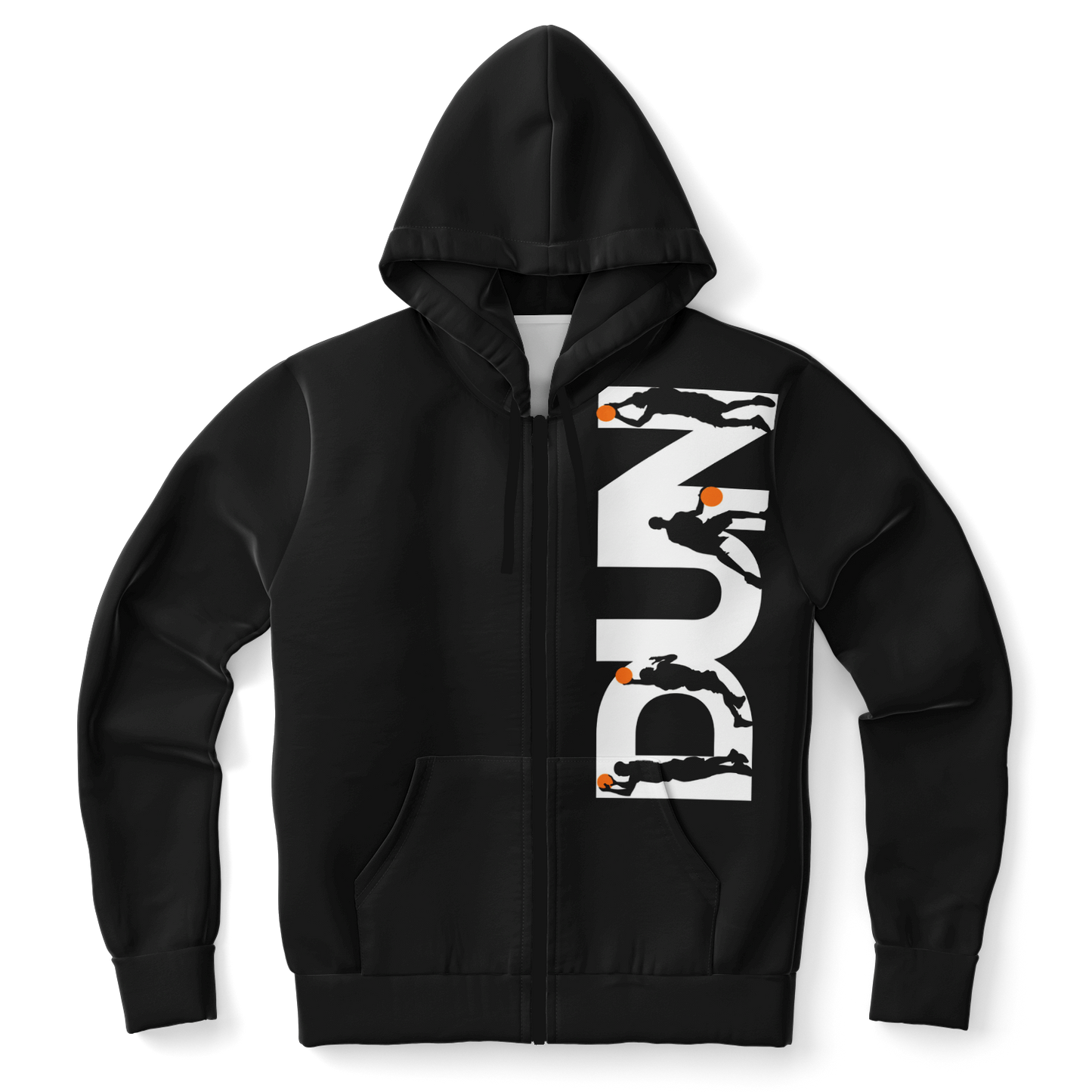 Duntalk "Skyline" Basketball Distressed Jacket large