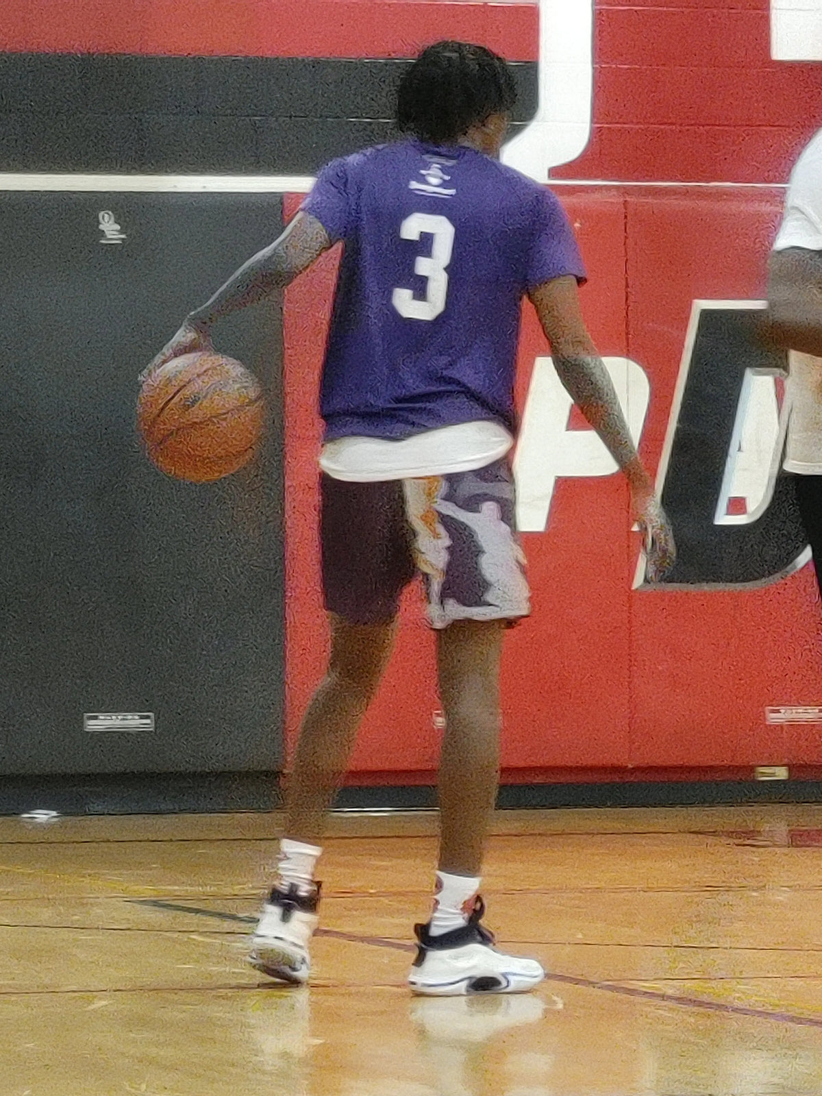 Duntalk "Head Top" Basketball Mid Shorts - Red Subliminator