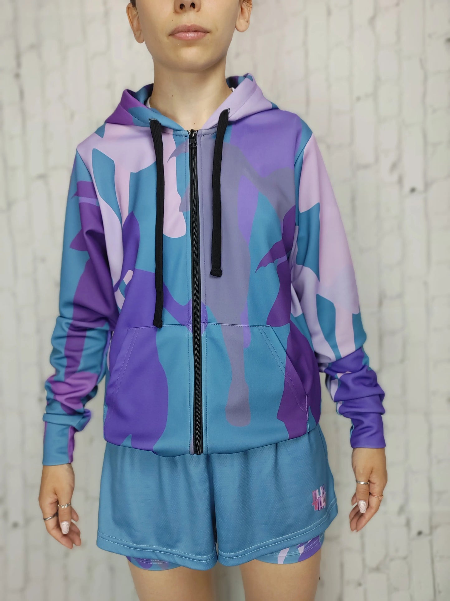 Duntalk "D-Up" Girl's Basketball Athletic Jacket -Clay