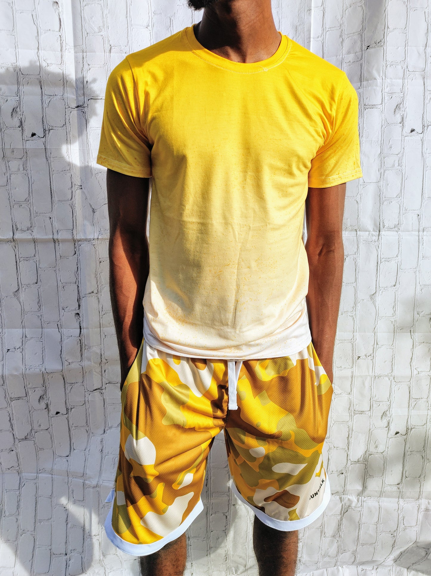 Duntalk "Bench Mob" Basketball Classic Shorts - Sand