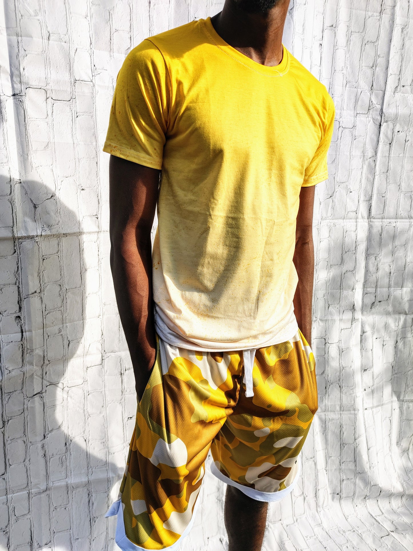 Duntalk "Bench Mob" Basketball Classic Shorts - Sand