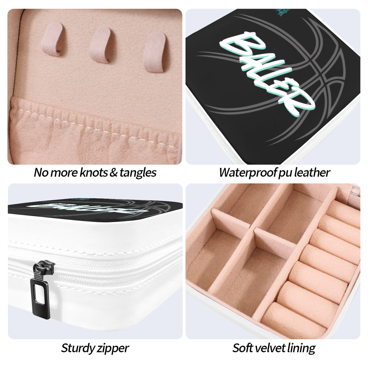 Baller Drip Lock Sports Travel Jewelry Box