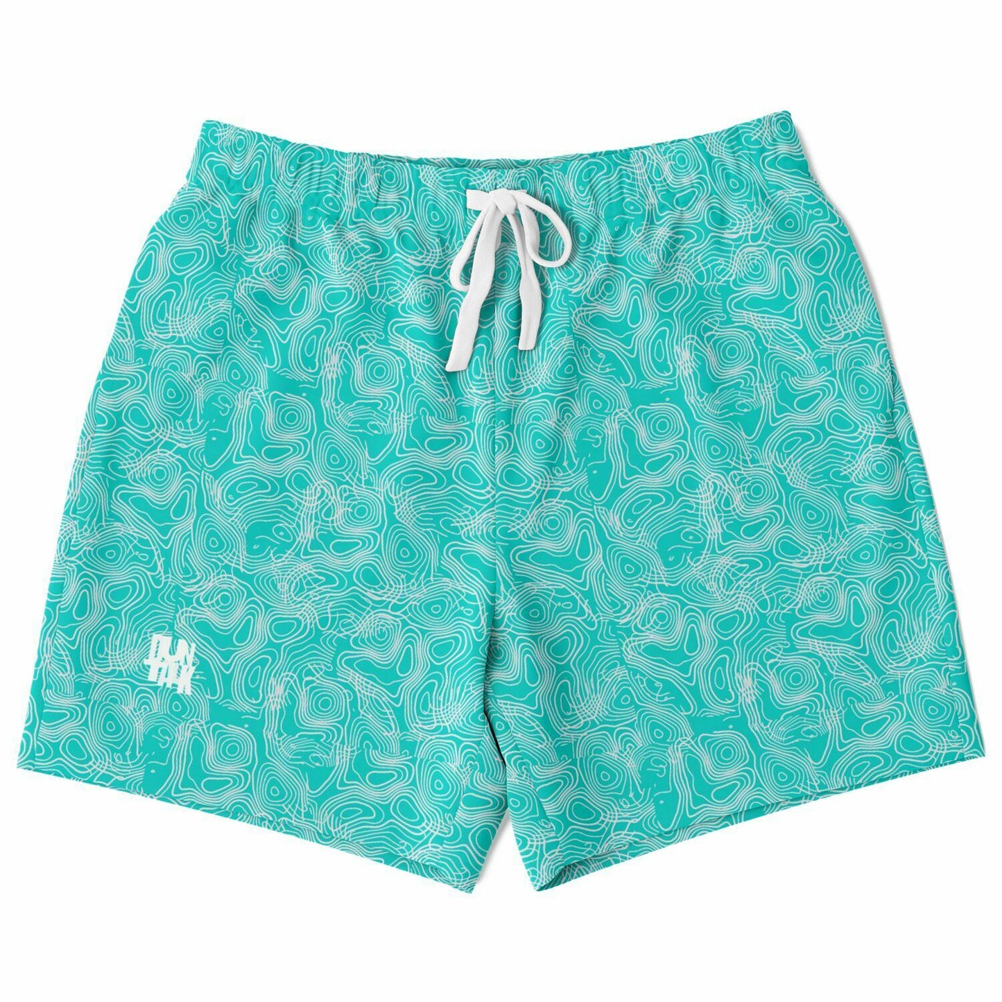 Duntalk "Splash" Basketball Mid Shorts - Turq