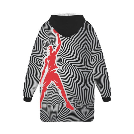 "Vibes" Basketball Hoodie Blanket