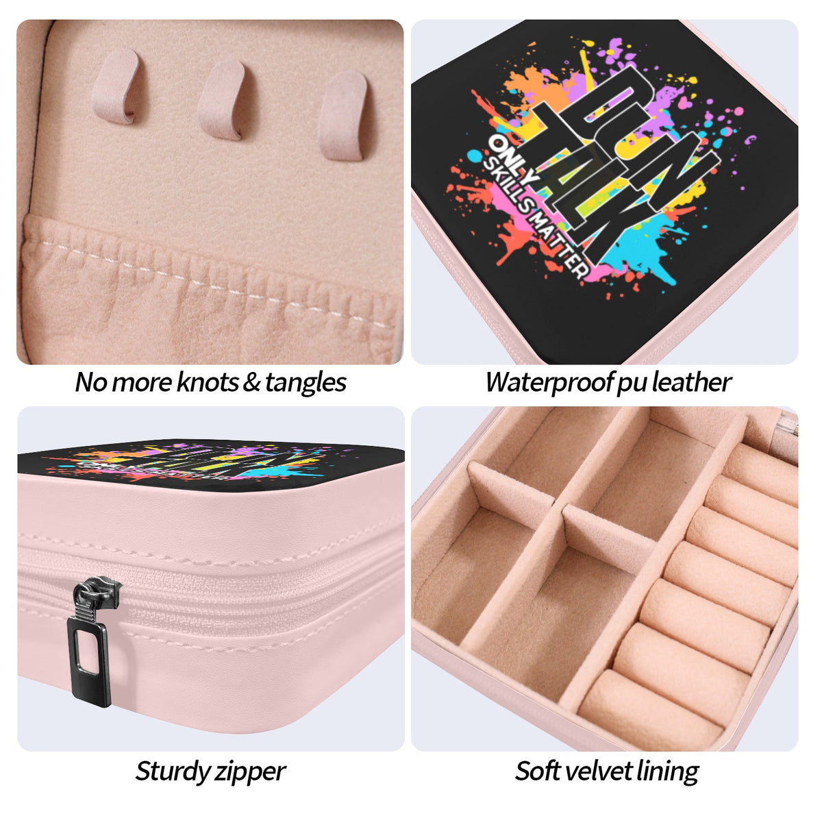 Logo Drip Lock Sports Travel Jewelry Box -2