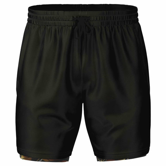 "Black Top" Basketball 2 in 1 Shorts