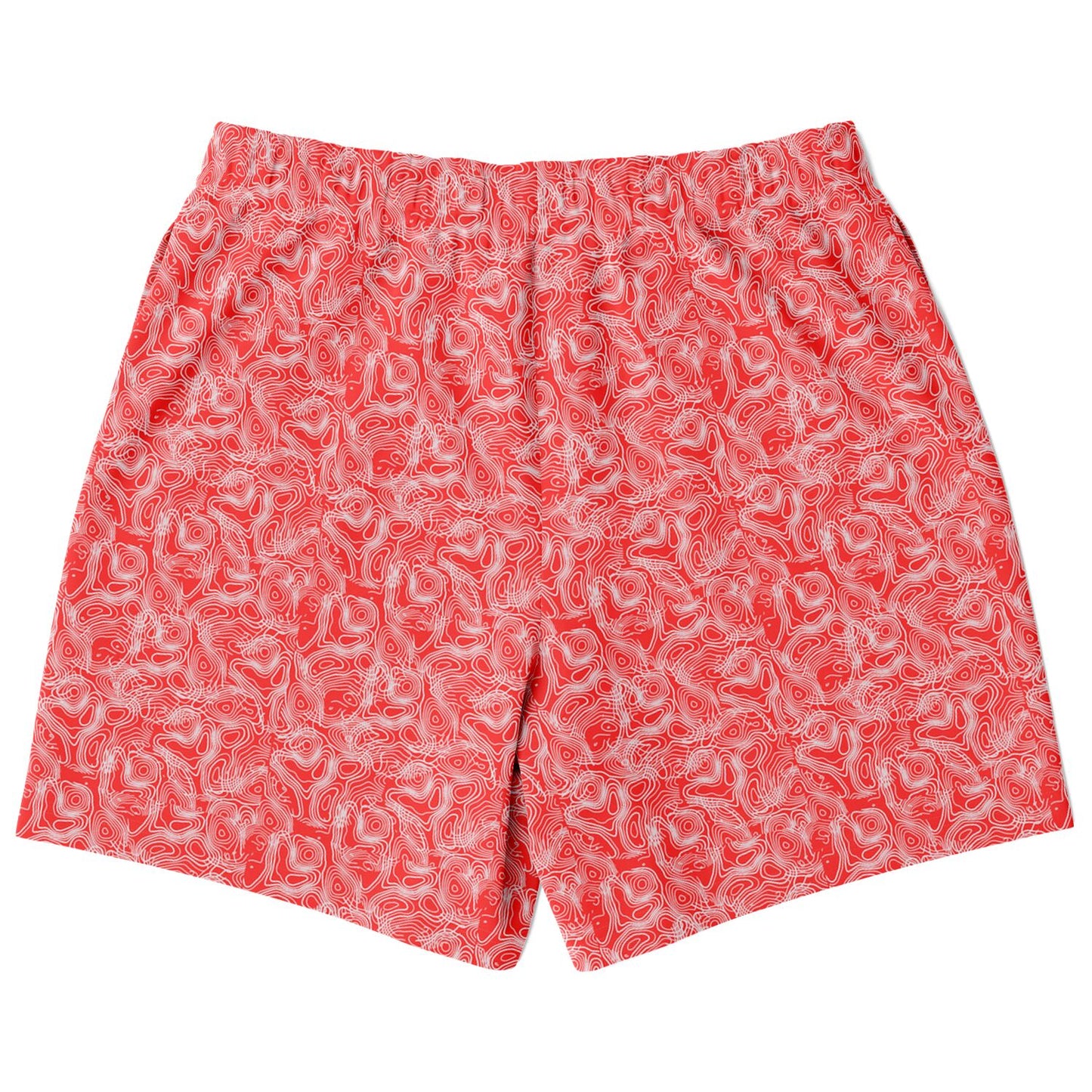 Duntalk "Splash" Basketball Mid Shorts Cherry
