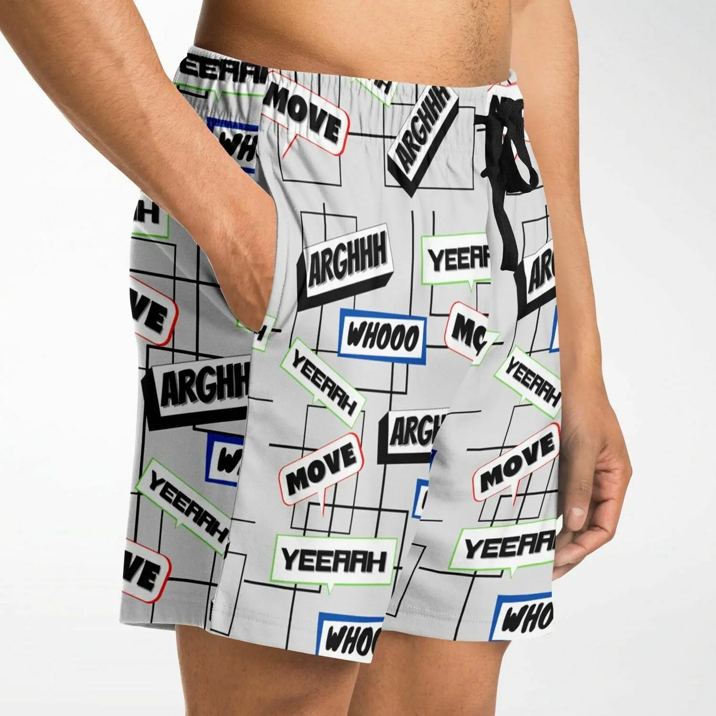 Duntalk "Arghh" Basketball Mid Shorts