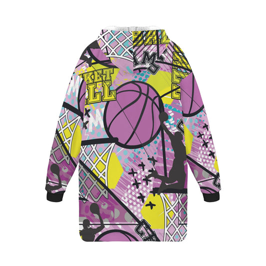 "Overtime" Basketball Hoodie Blanket