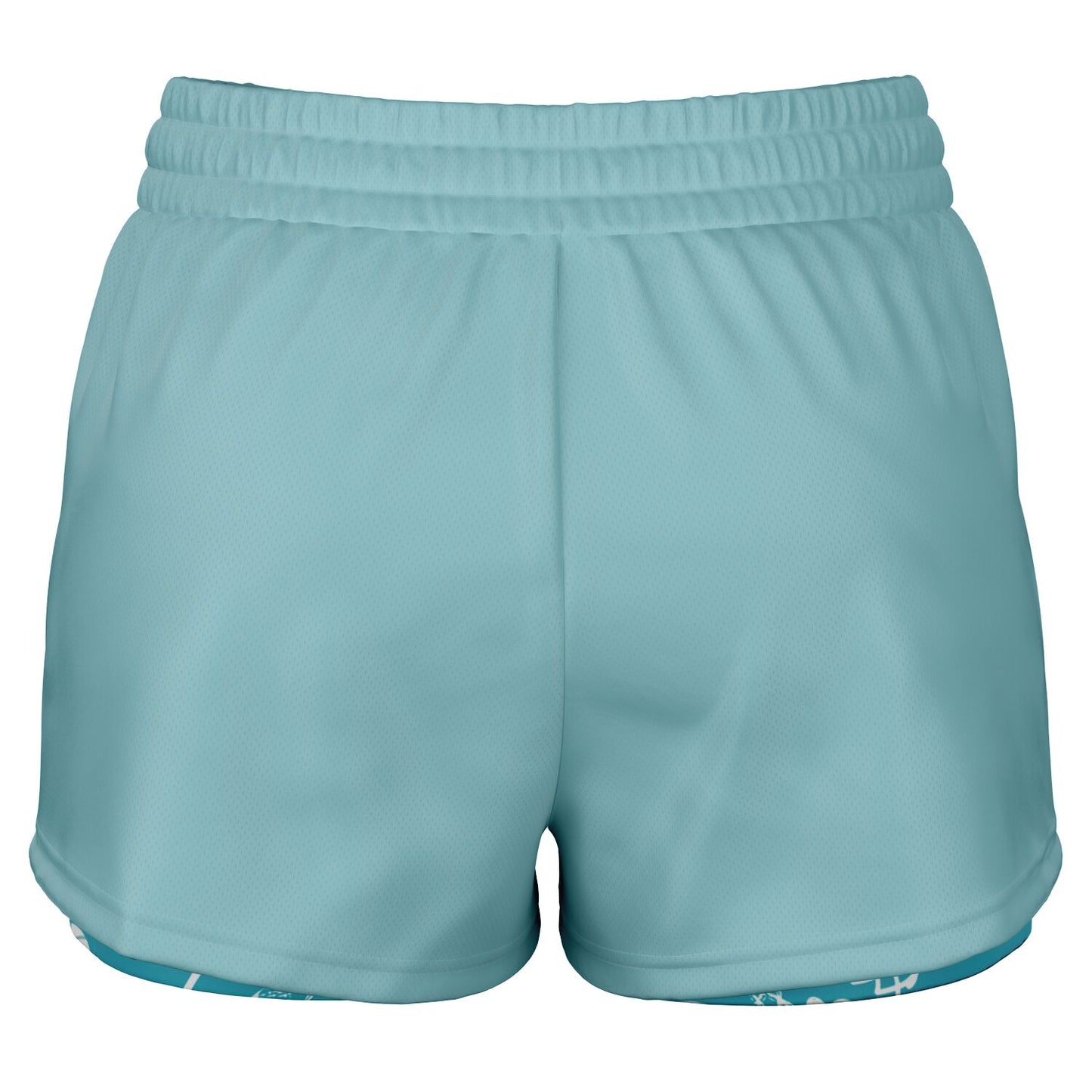 Duntalk "Da Gyal Dem" Women's 2-in-1 Shorts - Turq