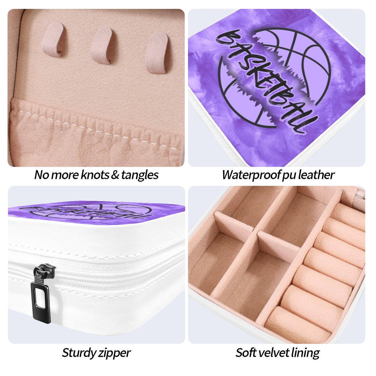 Purple Haze Drip Lock Jewelry Box - Purple