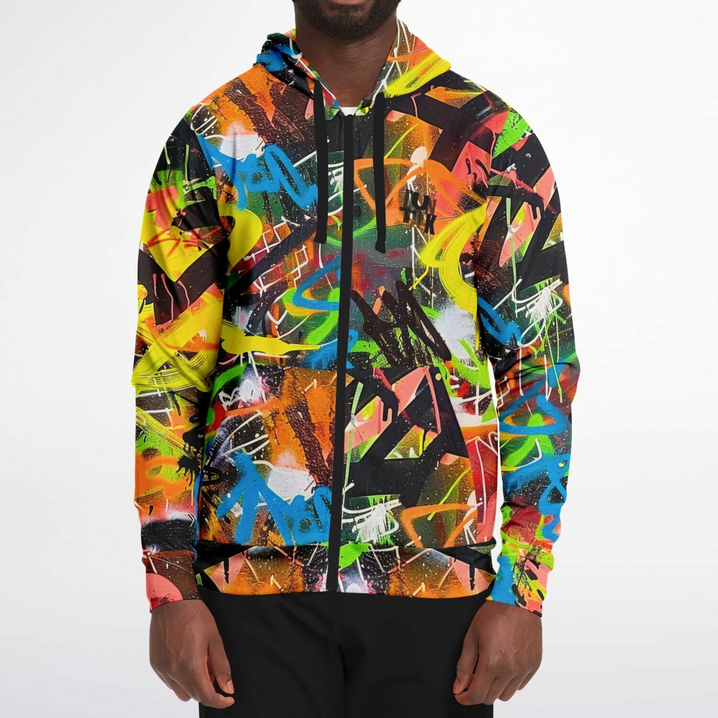 One Stop Zip-Up Hoodie - Black