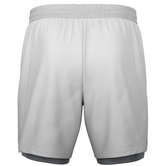 Duntalk "Doodle" Men's 2-in-1 Shorts - Grey Subliminator