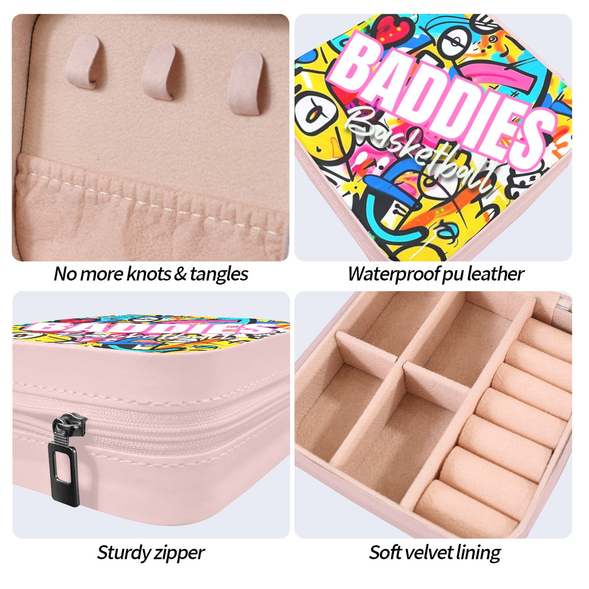 Baddies Drip Lock Sports Travel Jewelry Box