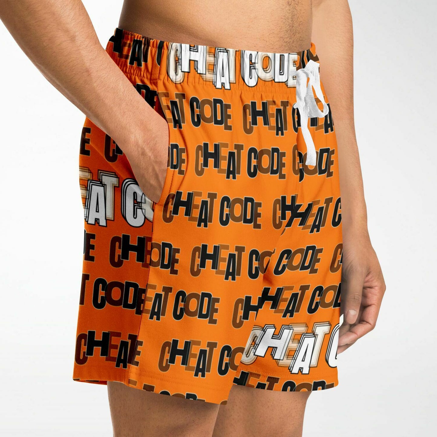Duntalk "Cheat Code" Basketball Mid Shorts Subliminator