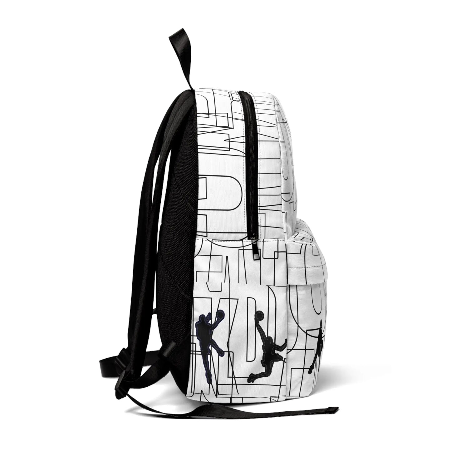 Duntalk "Court Vision" Basketball Backpack - White
