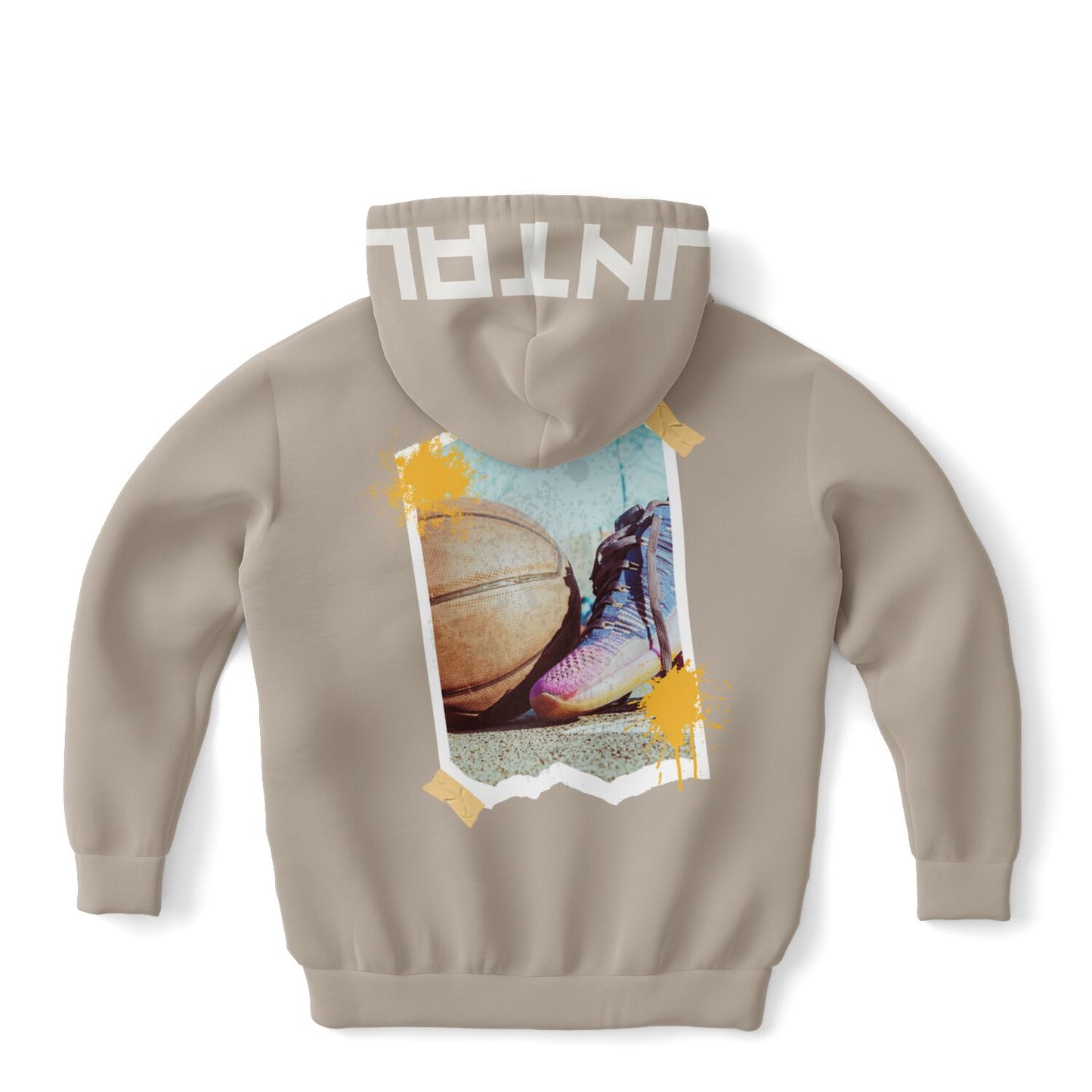 Duntalk "Tournament" Basketball Youth Hoodie Beige