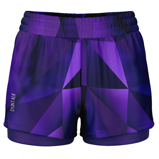 Duntalk "Reflections" Women's 2-in-1 Shorts Subliminator