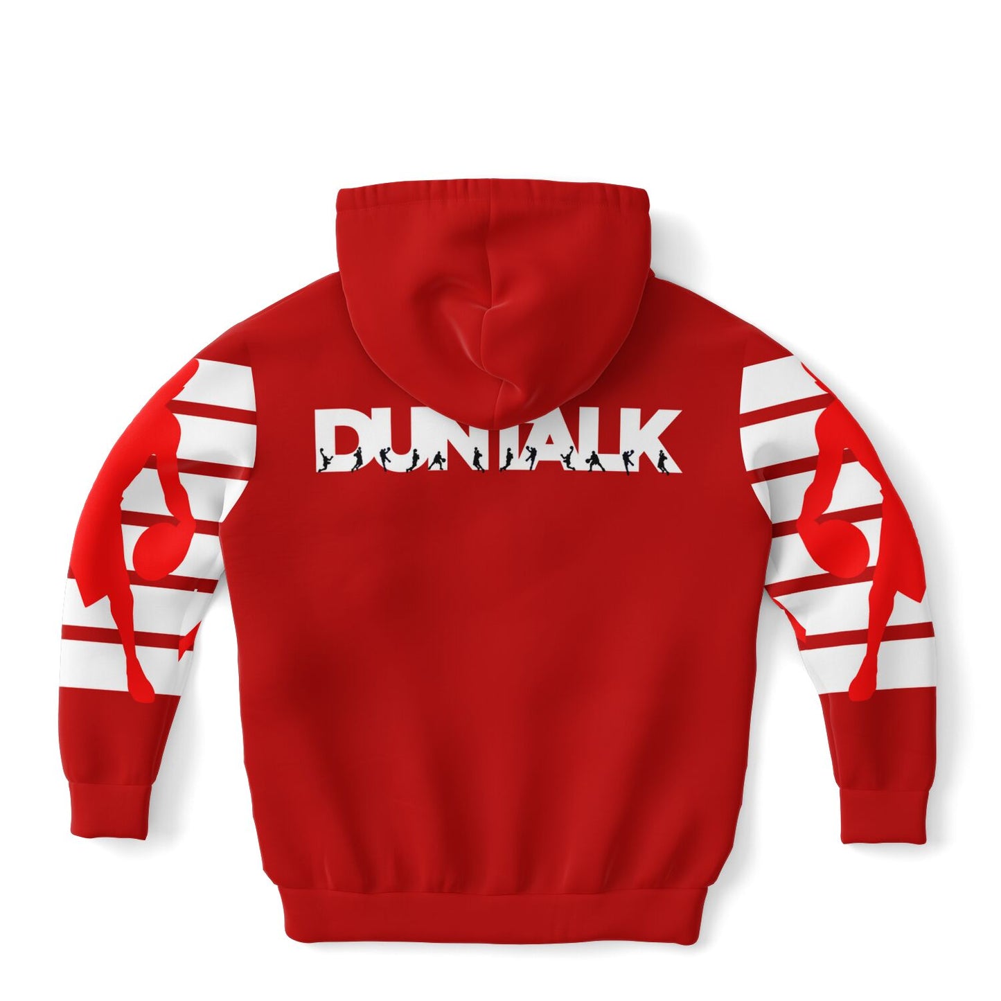 Duntalk "Da Man Dem" Basketball Youth Hoodie Red Subliminator