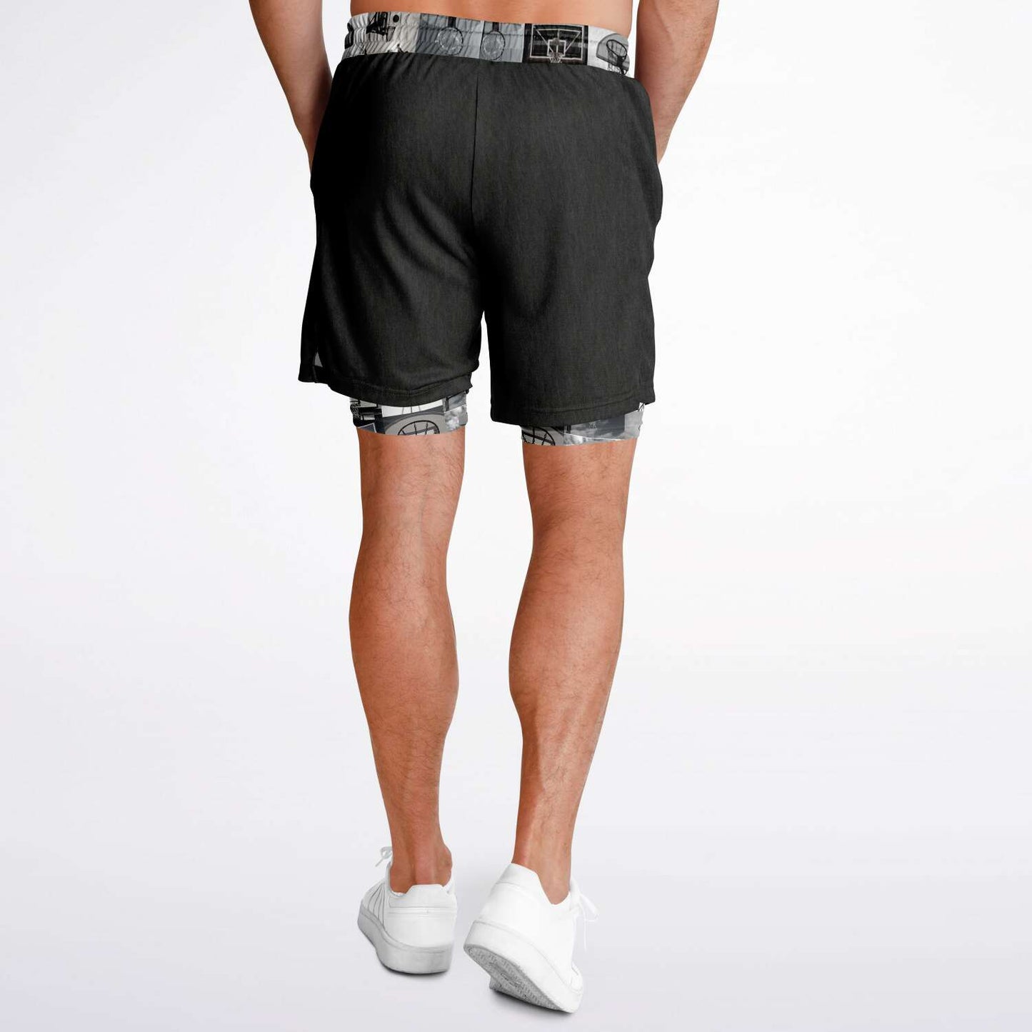 Duntalk "All Net" Men's 2-in-1 Basketball Shorts