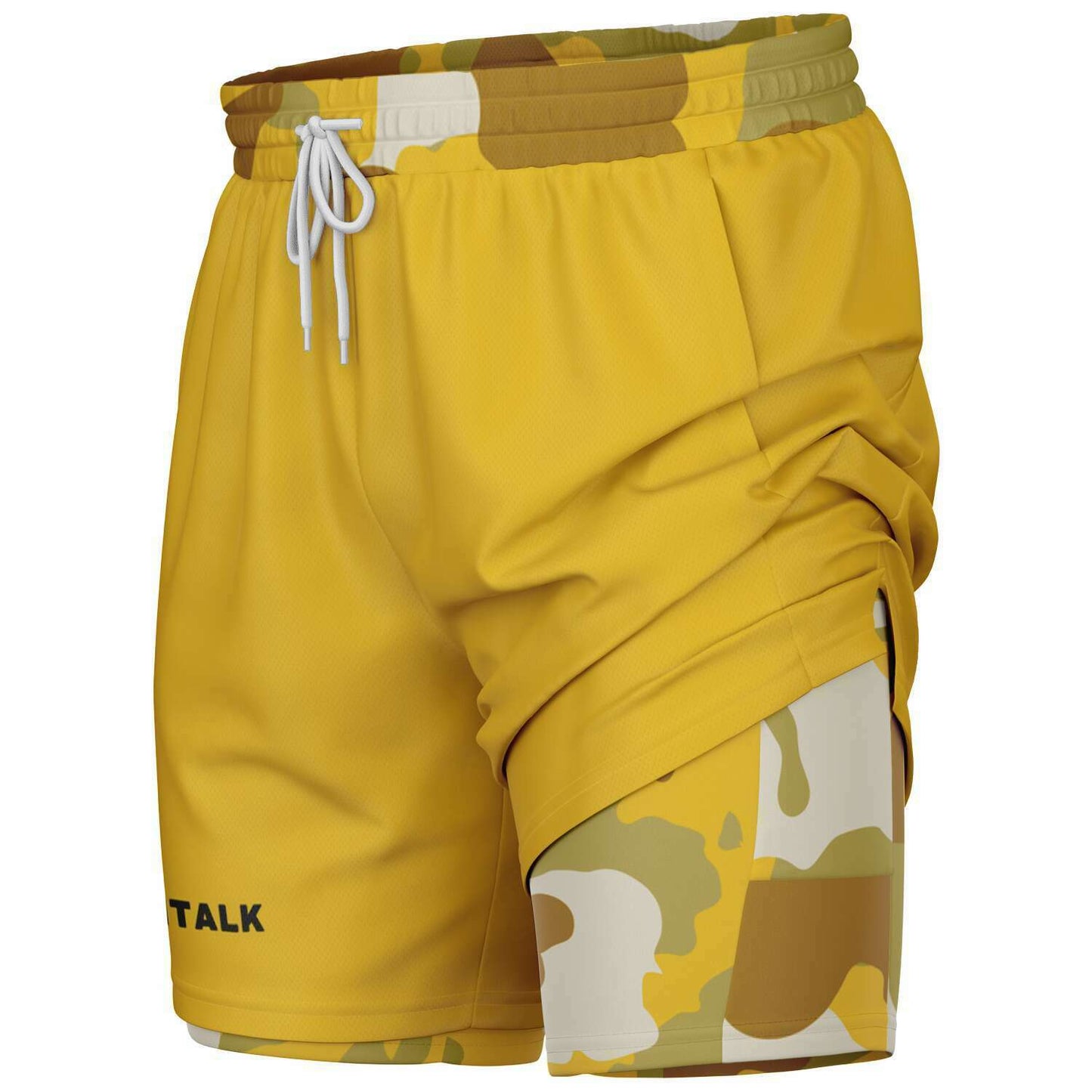 Duntalk "Bench Mob" Unisex 2-in-1 Shorts - Sand