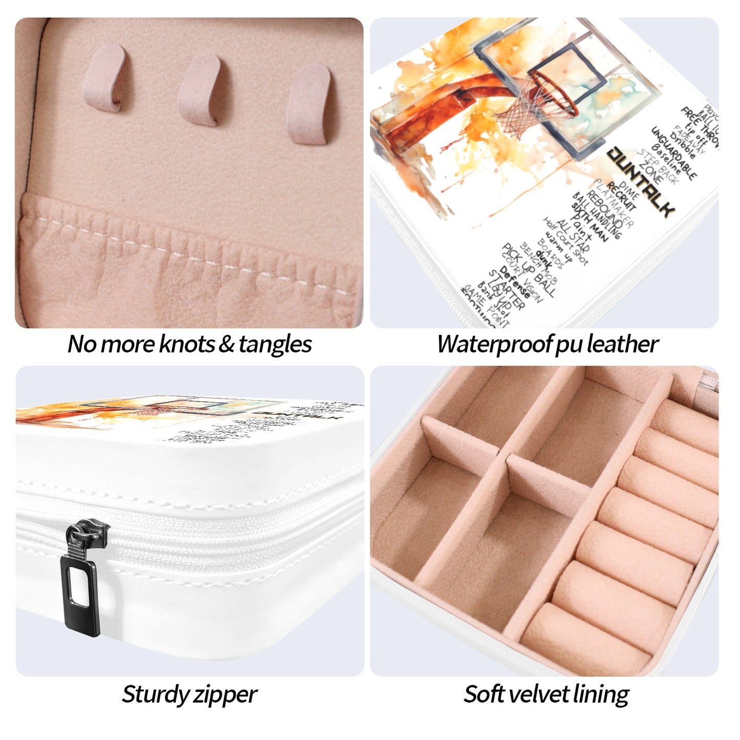 "Paint" Drip Lock Sports Travel Jewelry Box