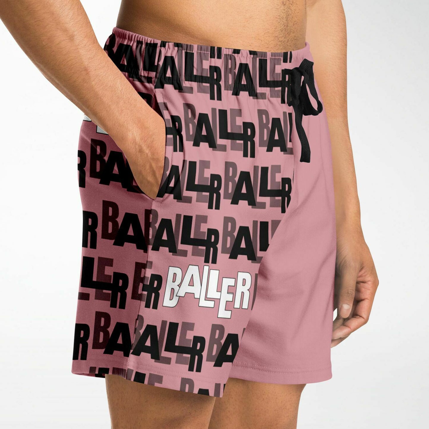 Duntalk "Baller" Basketball Mid Shorts - Black