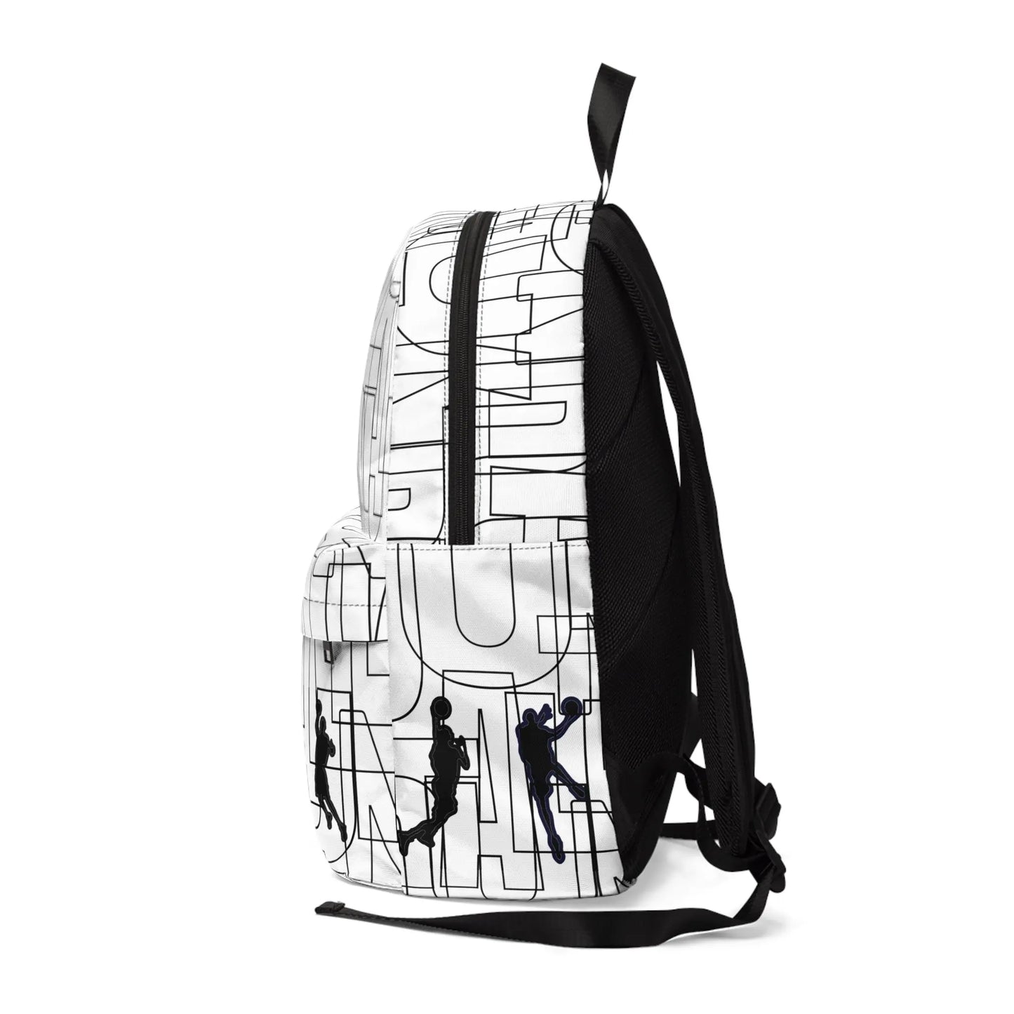 Duntalk "Court Vision" Basketball Backpack - White