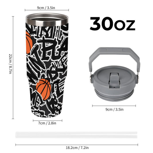 Duntalk Insulated Water Bottle - Hoops