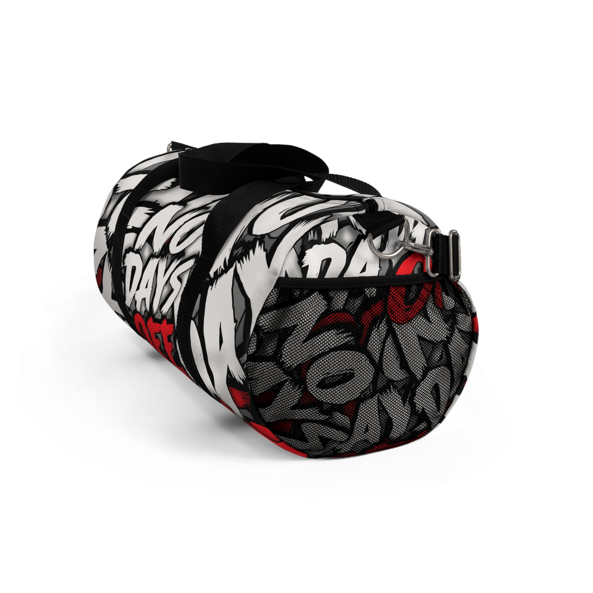 Duntalk "No Days Off" Canvas Basketball Duffle Bag Printify