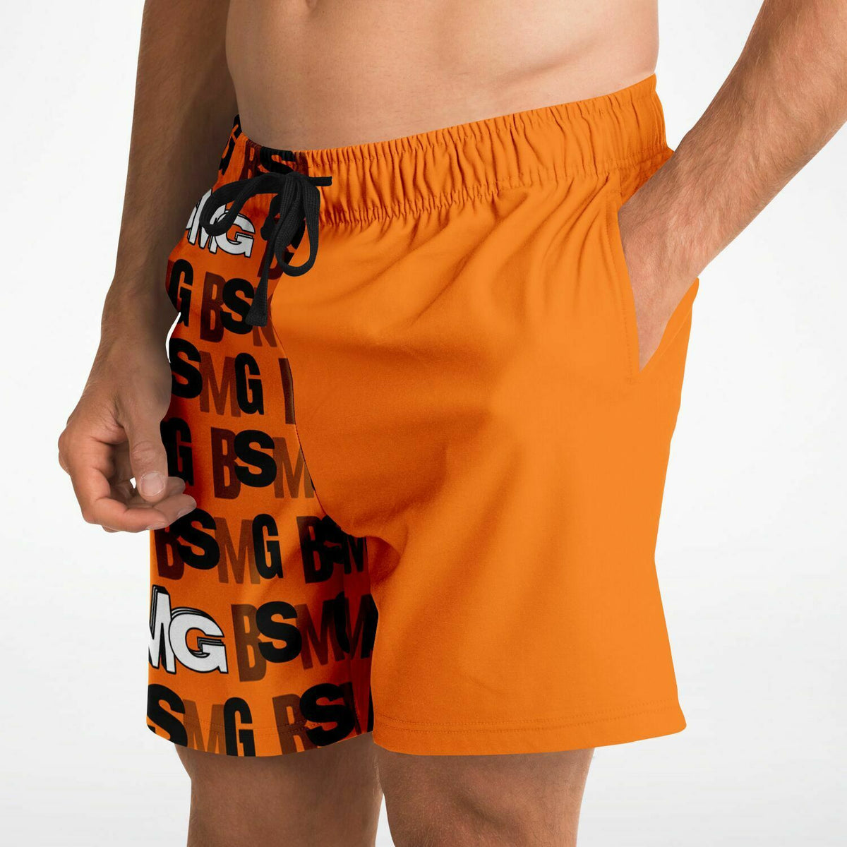 Duntalk "Initials" Custom Basketball Mid-Shorts - Black Subliminator
