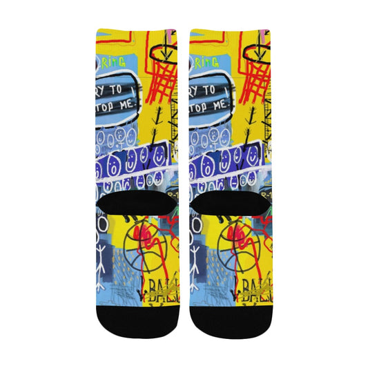 "Hoop Dreams" Basketball Youth Socks
