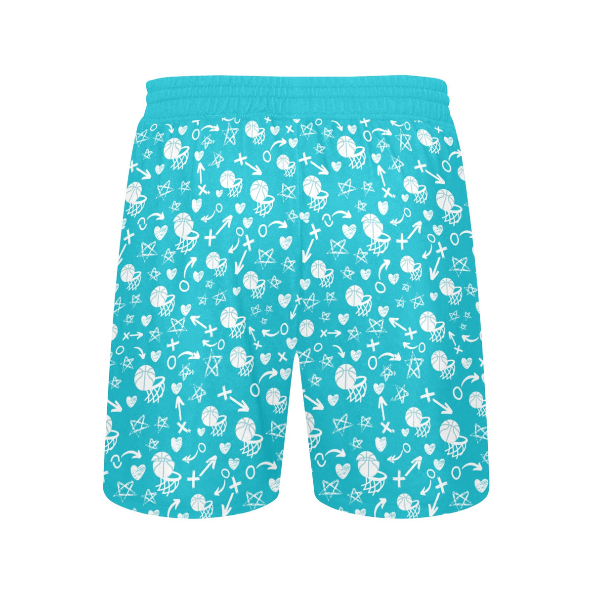 Duntalk "Da Gyal Dem" Mid-Length Shorts Blue e-joyer