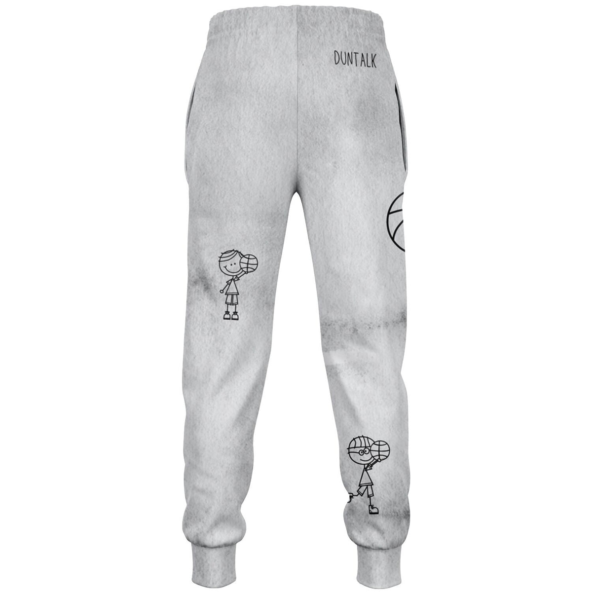 Duntalk "Doodle" Basketball Youth Jogger - Grey Subliminator