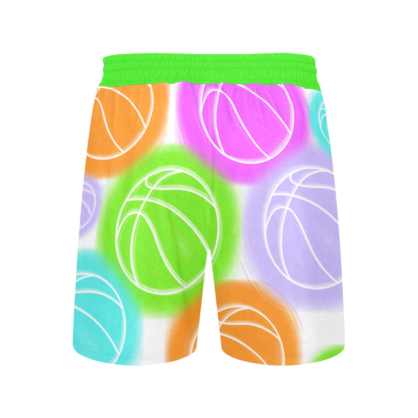 Duntalk "Glow" Mid-Length Shorts - White e-joyer