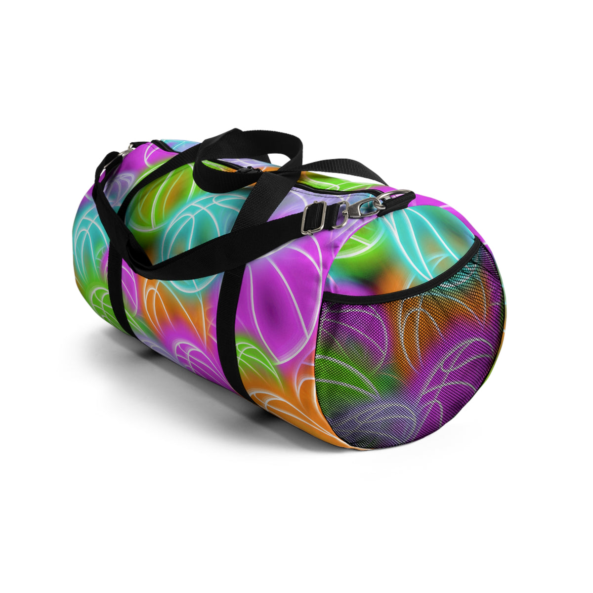 Duntalk "Glow" Canvas Basketball Duffle Bag Printify