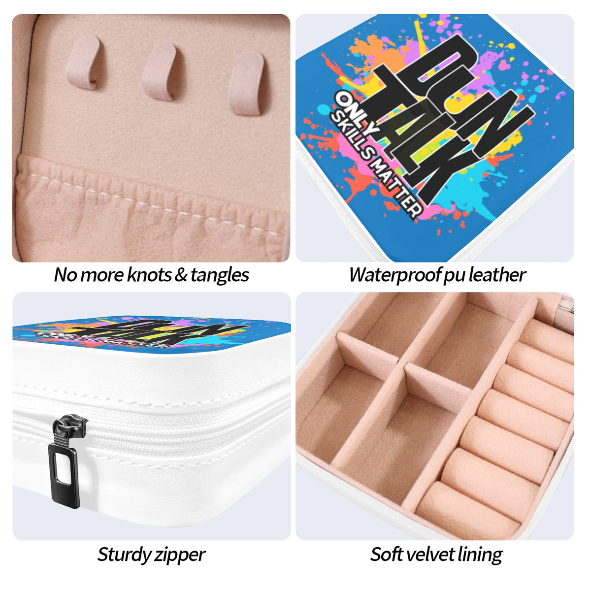 Logo Drip Lock Sports Travel Jewelry Box -4