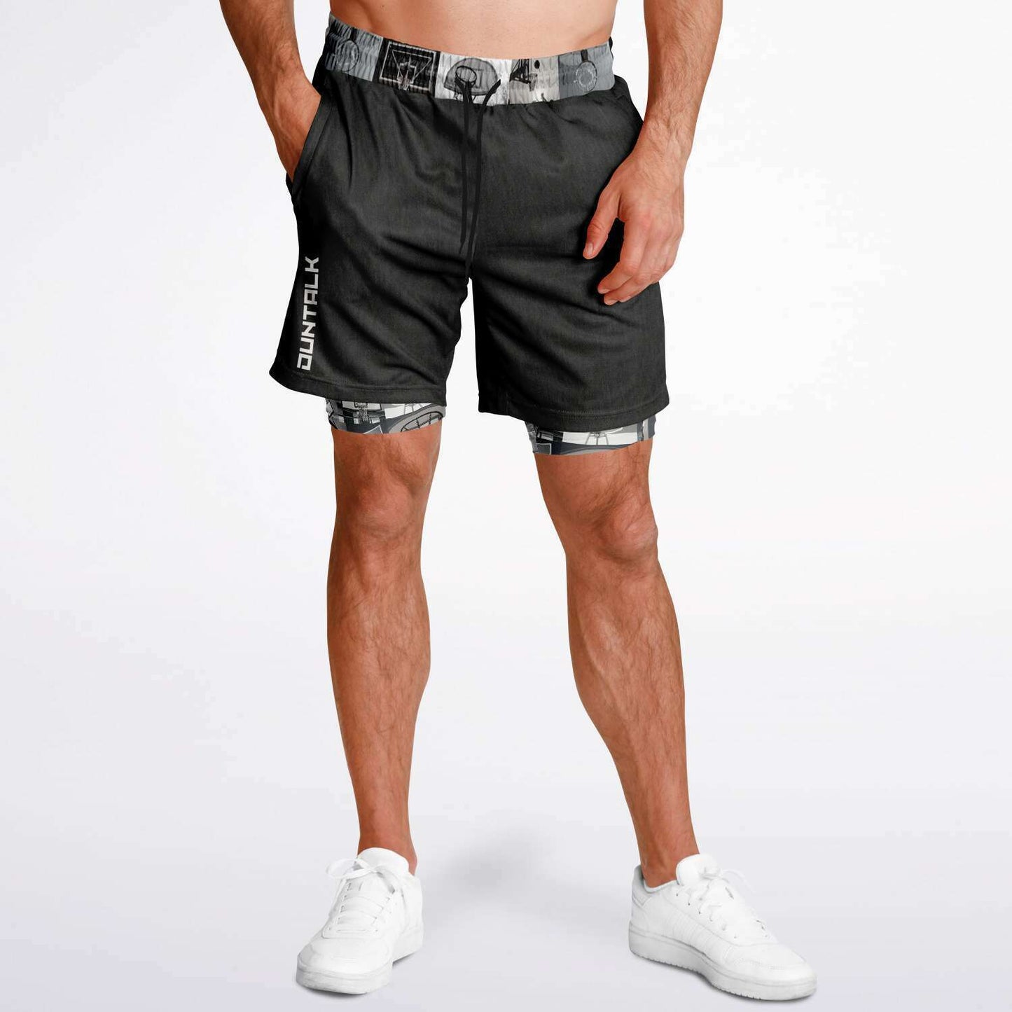 Duntalk "All Net" Men's 2-in-1 Basketball Shorts