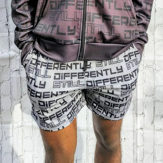 Duntalk "Differently" Zip Up Hoodie Jacket - Black Subliminator