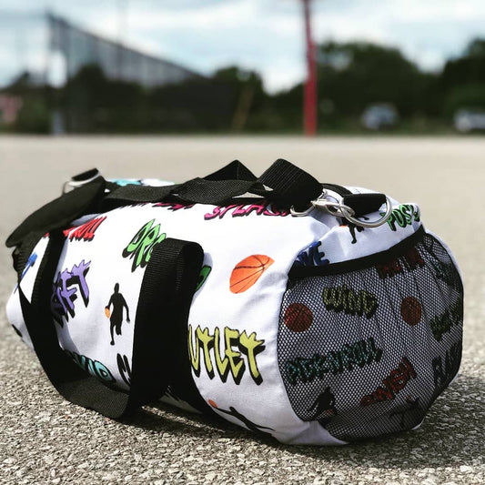 Duntalk "Ball Slang" Canvas Basketball Duffle Bag Printify