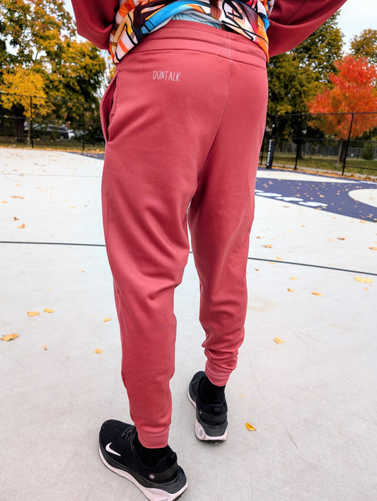 "One Stop" Basketball Adult Joggers - Mauve