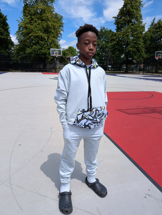 "Paint" Basketball Adult Hoodie