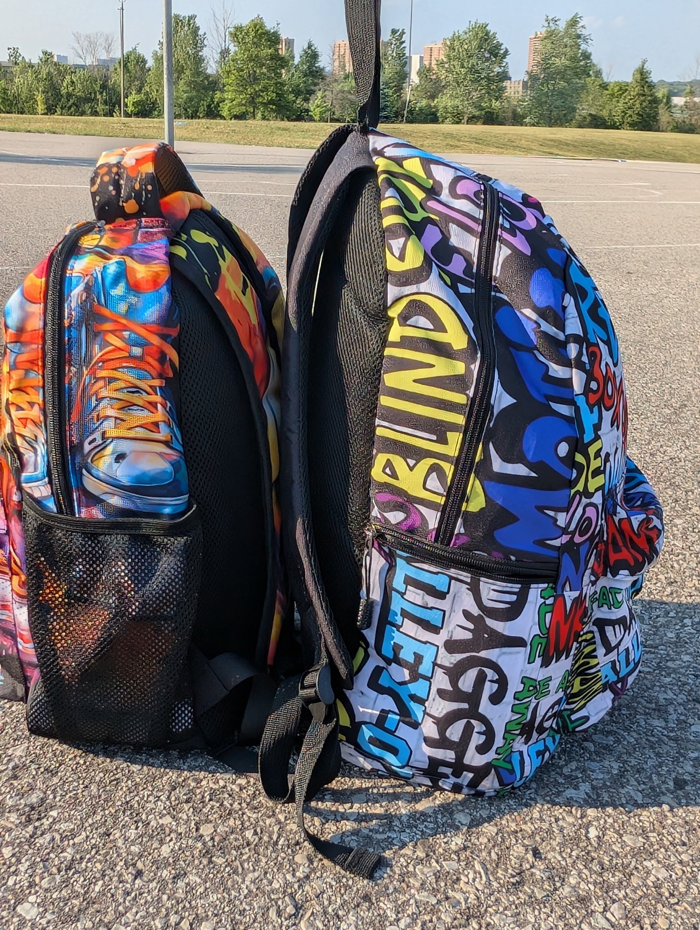 "Ball All Day" Basketball Backpack Large - Grey