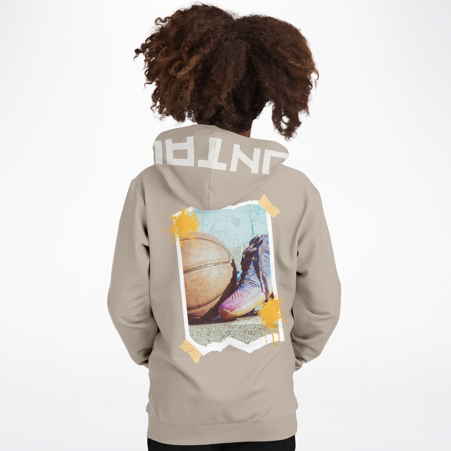 Duntalk "Tournament" Basketball Youth Hoodie Beige
